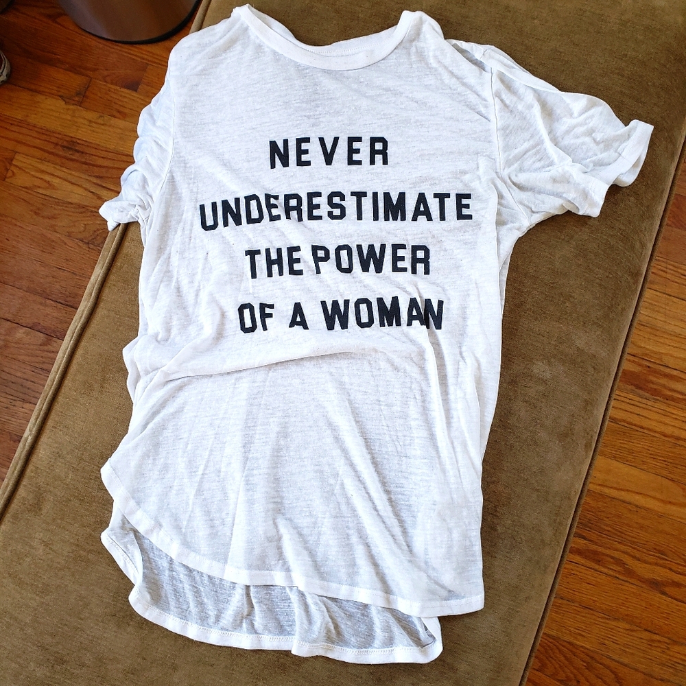 White graphic short sleeve tee - Picture 1 of 4
